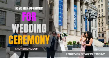 Wedding Ceremony Appointments: Necessary or Not?