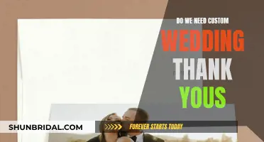 Custom Wedding Thank-Yous: Necessary or Not?