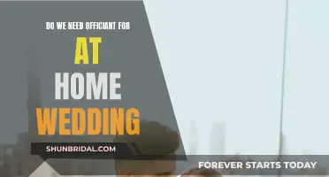 At-Home Weddings: Do You Need an Officiant?