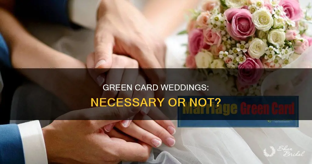 do we need to do wedding ceremony green card