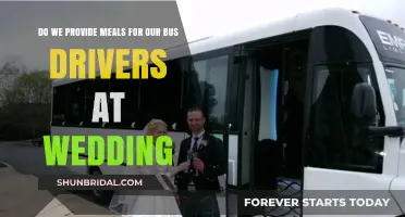 Catering for Convenience: Feeding Bus Drivers at Weddings