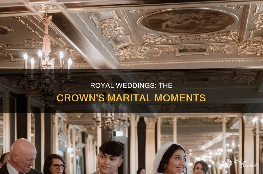 do we see the wedding in the crown