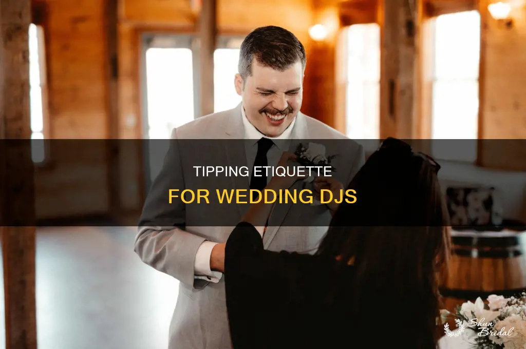 do we typically tip dj at wedding