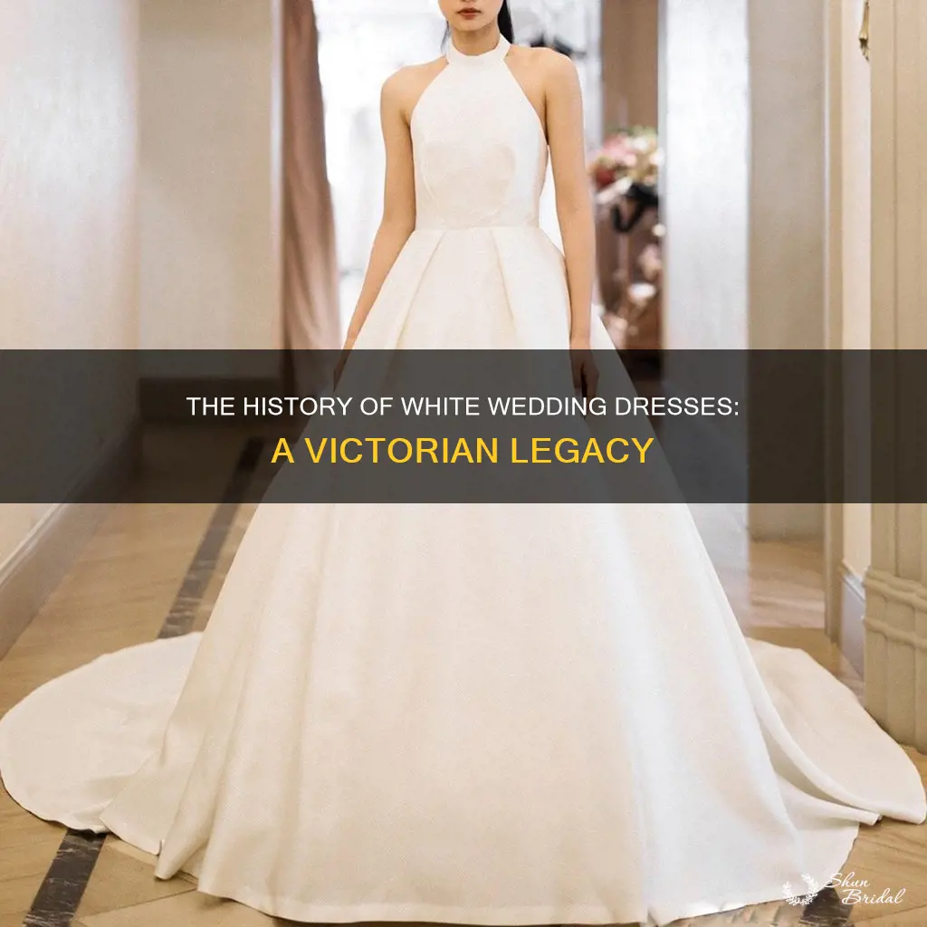 do we wear white wedding dresses because of victoria