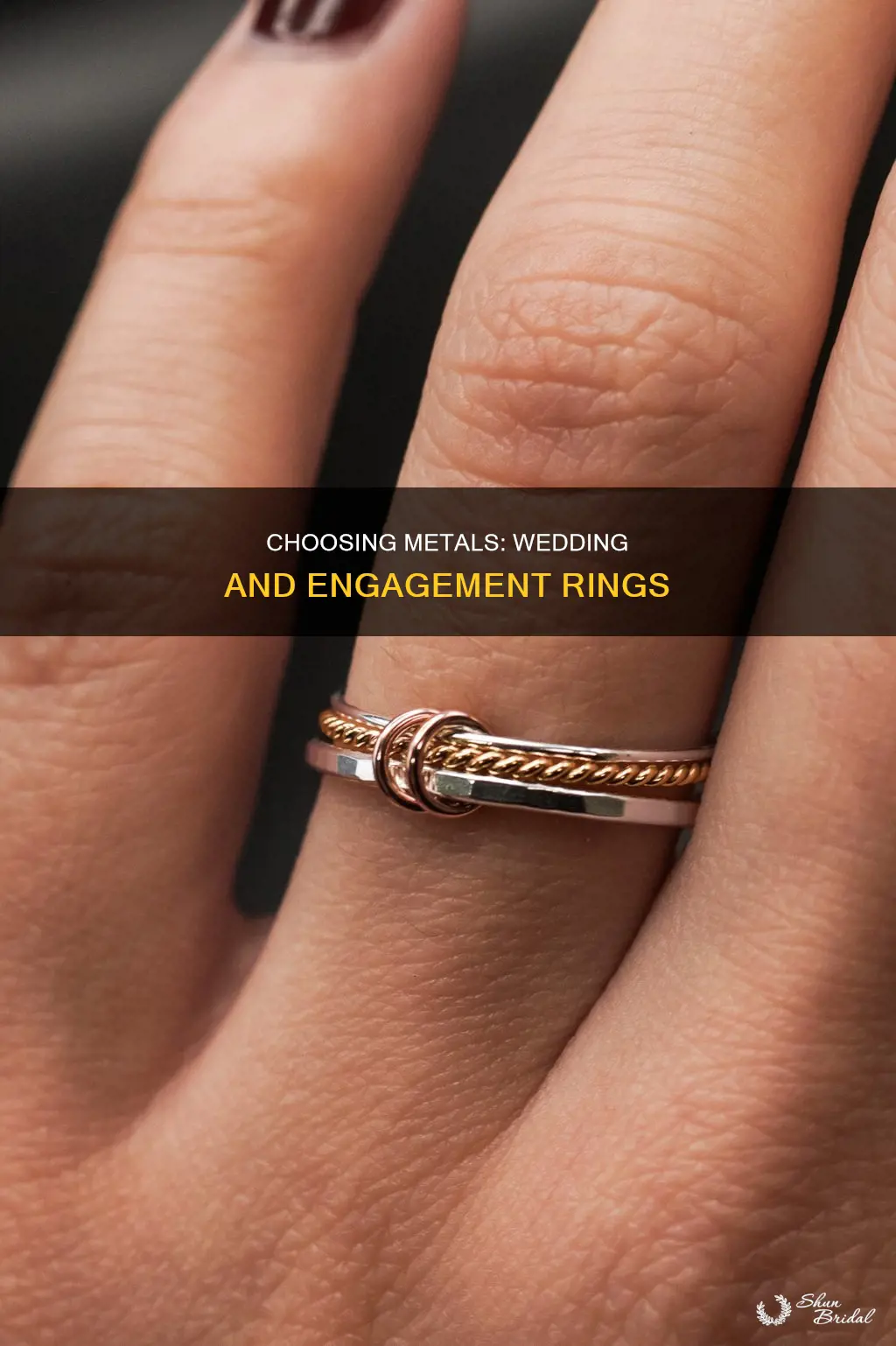 do wedding and engagement rings have to be same metal