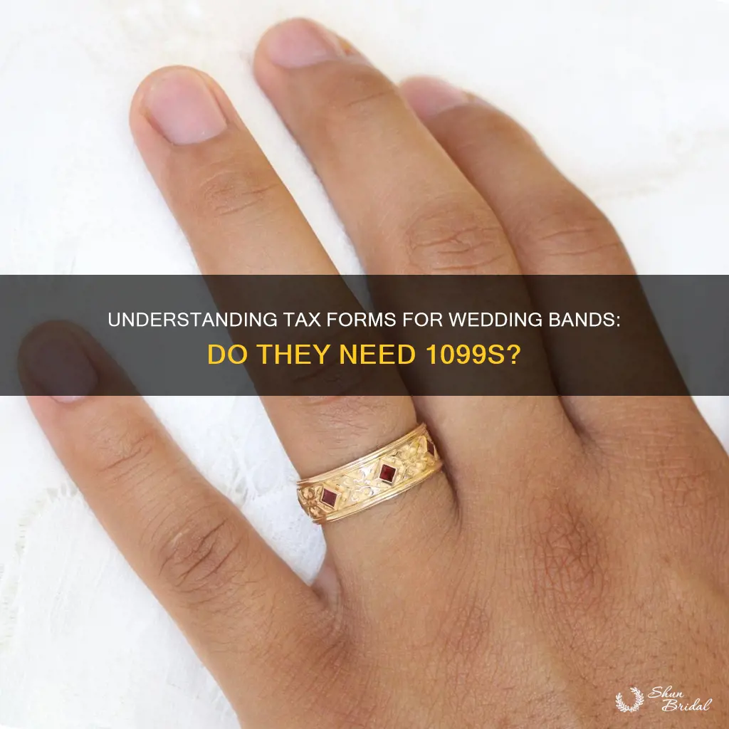 do wedding band need 1099