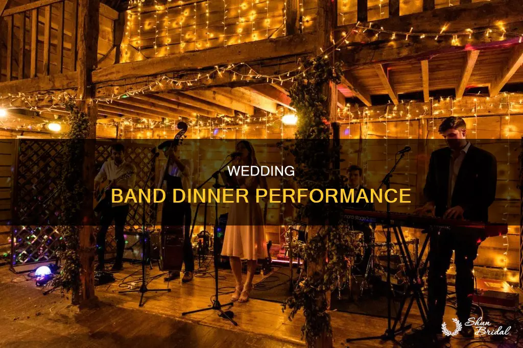 do wedding bands play during dinner