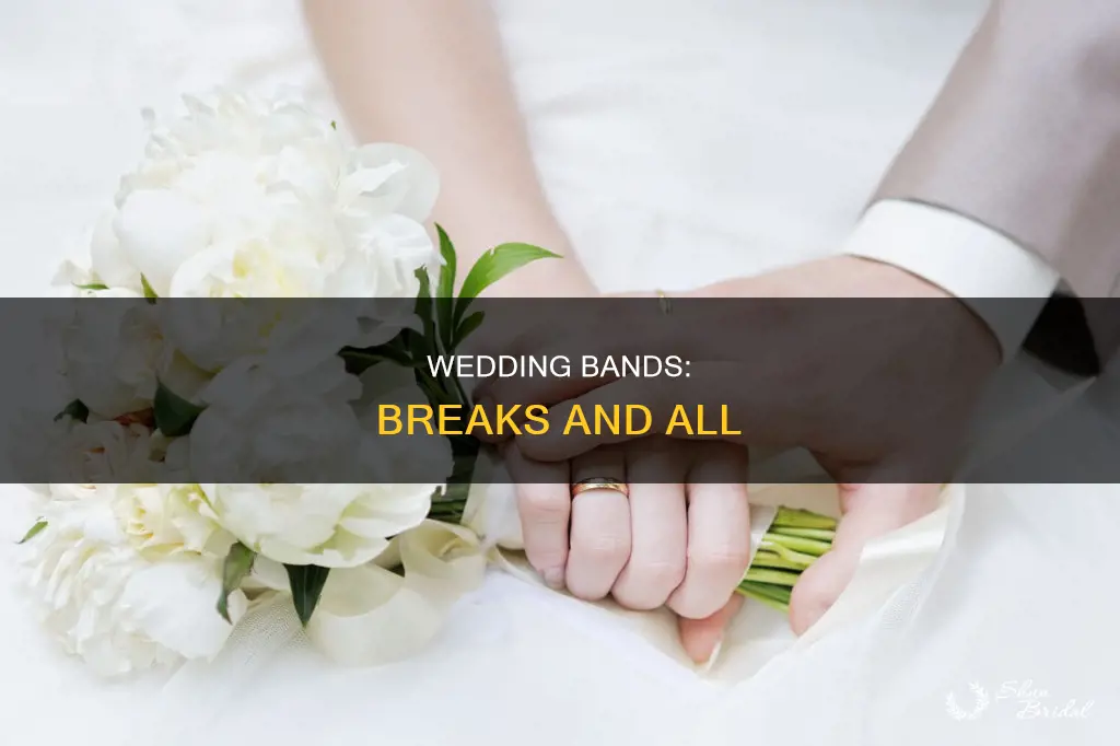 do wedding bands take breaks