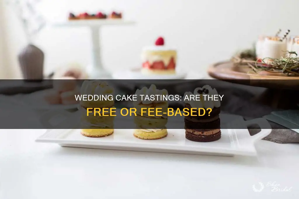 do wedding cake tastings cost money