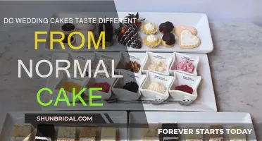 Wedding Cake Taste Test: Different or Same?