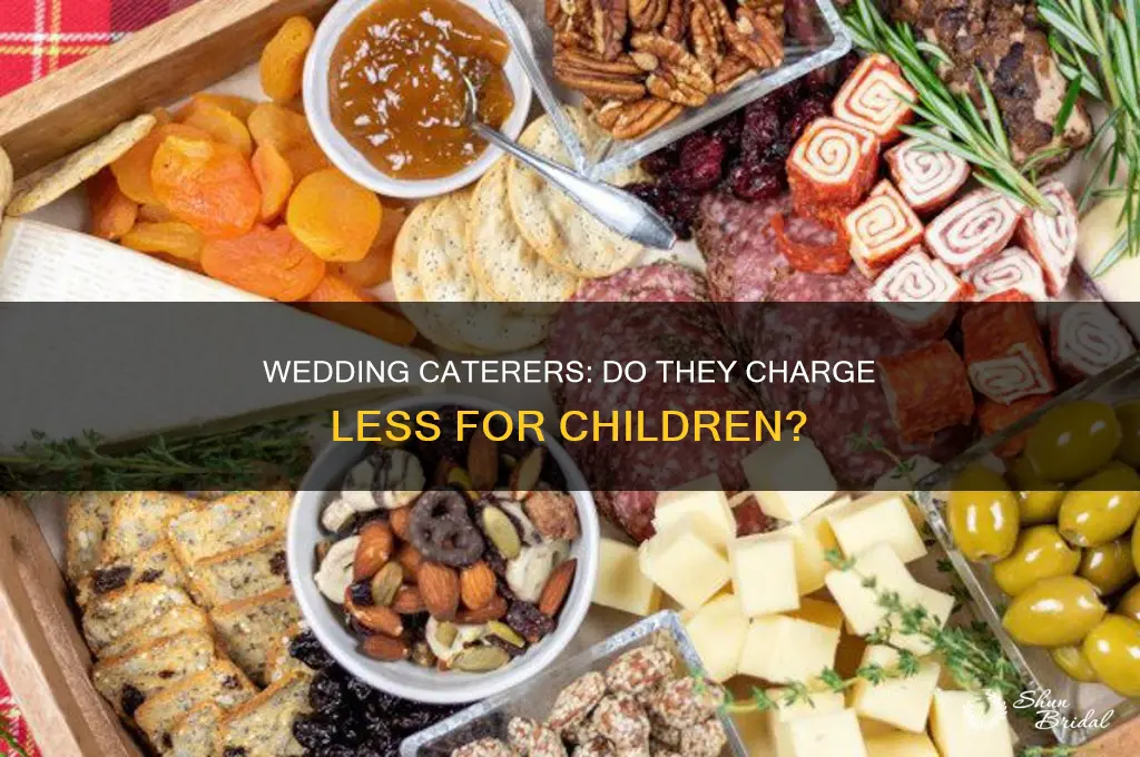 do wedding caterers charge different rates for children