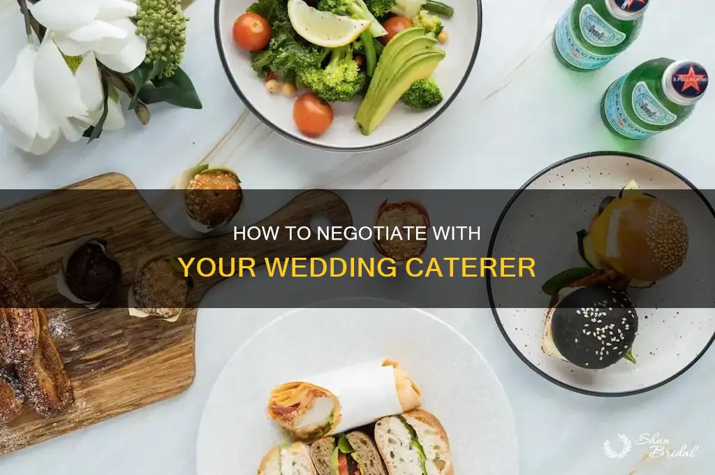 do wedding caterers negotiate