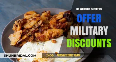Wedding Caterers: Military Discounts Available?