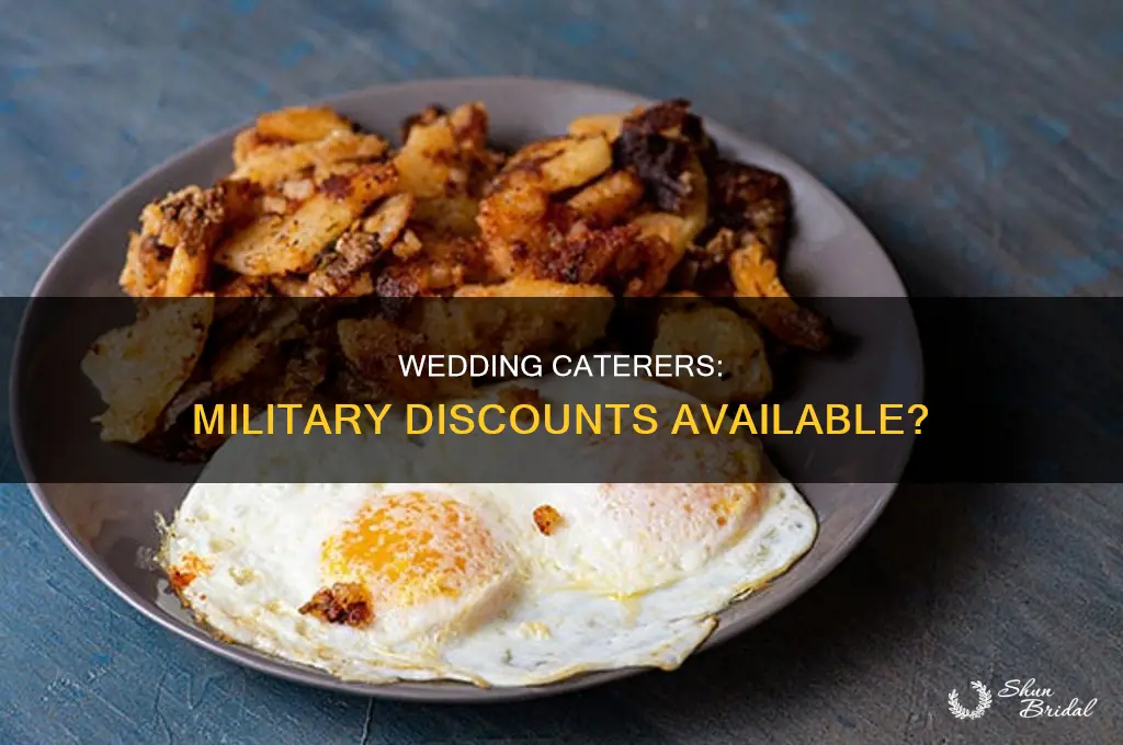 do wedding caterers offer military discounts