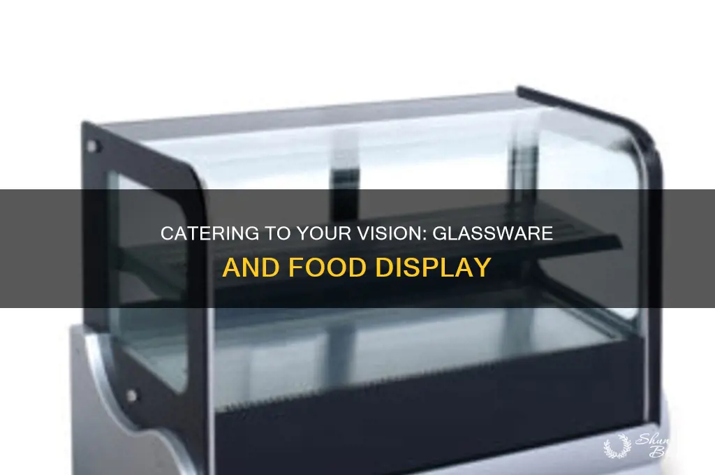 do wedding caterers supply glassware to display food