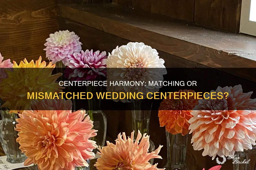 do wedding centerpieces have to be the same