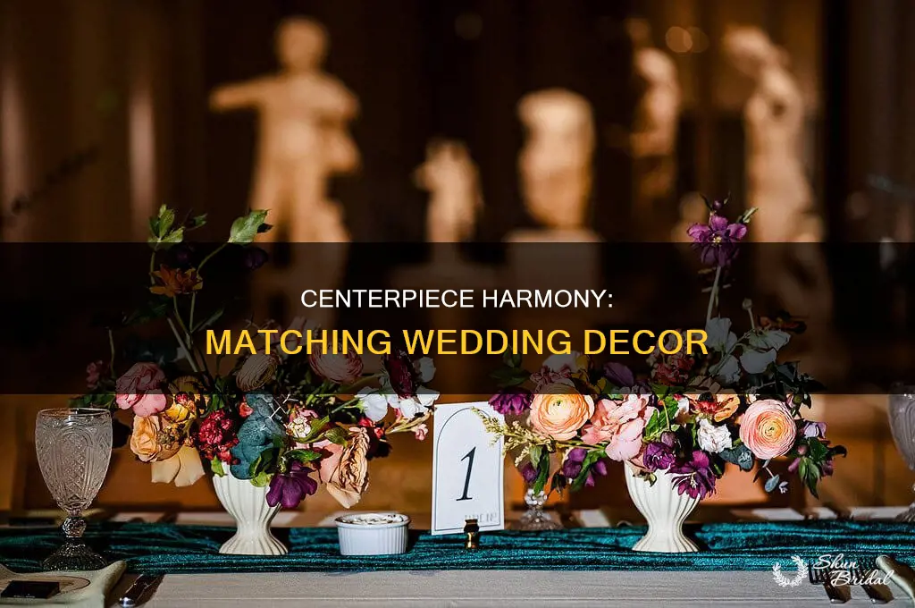 do wedding centerpieces have to match