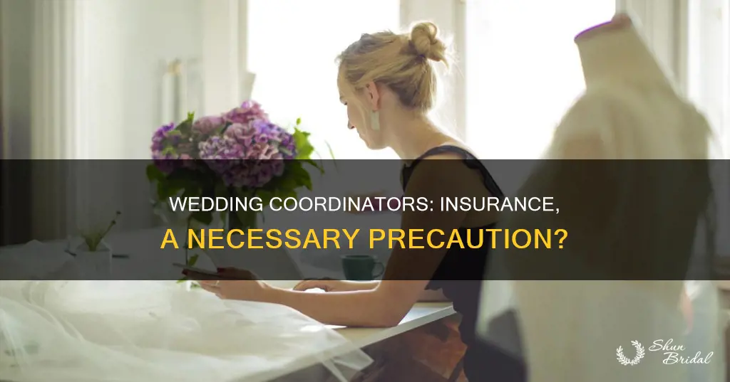 do wedding coordinators need insurance