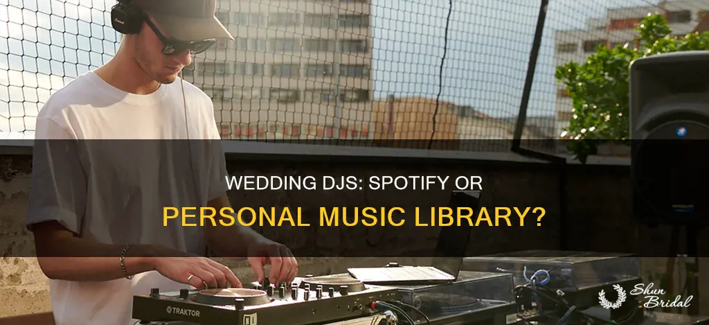 do wedding djs use spotify