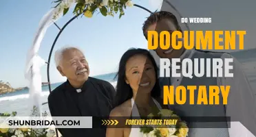 Notarizing Wedding Documents: Is It Necessary?