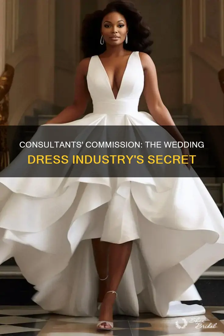 do wedding dress consultants get commission