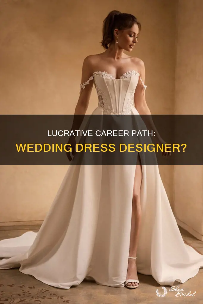 do wedding dress designers make a lot of money