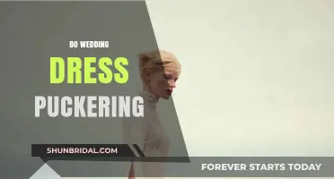 How to Avoid Wedding Dress Puckering
