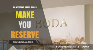 Wedding Dress Shops: Reservations Required?