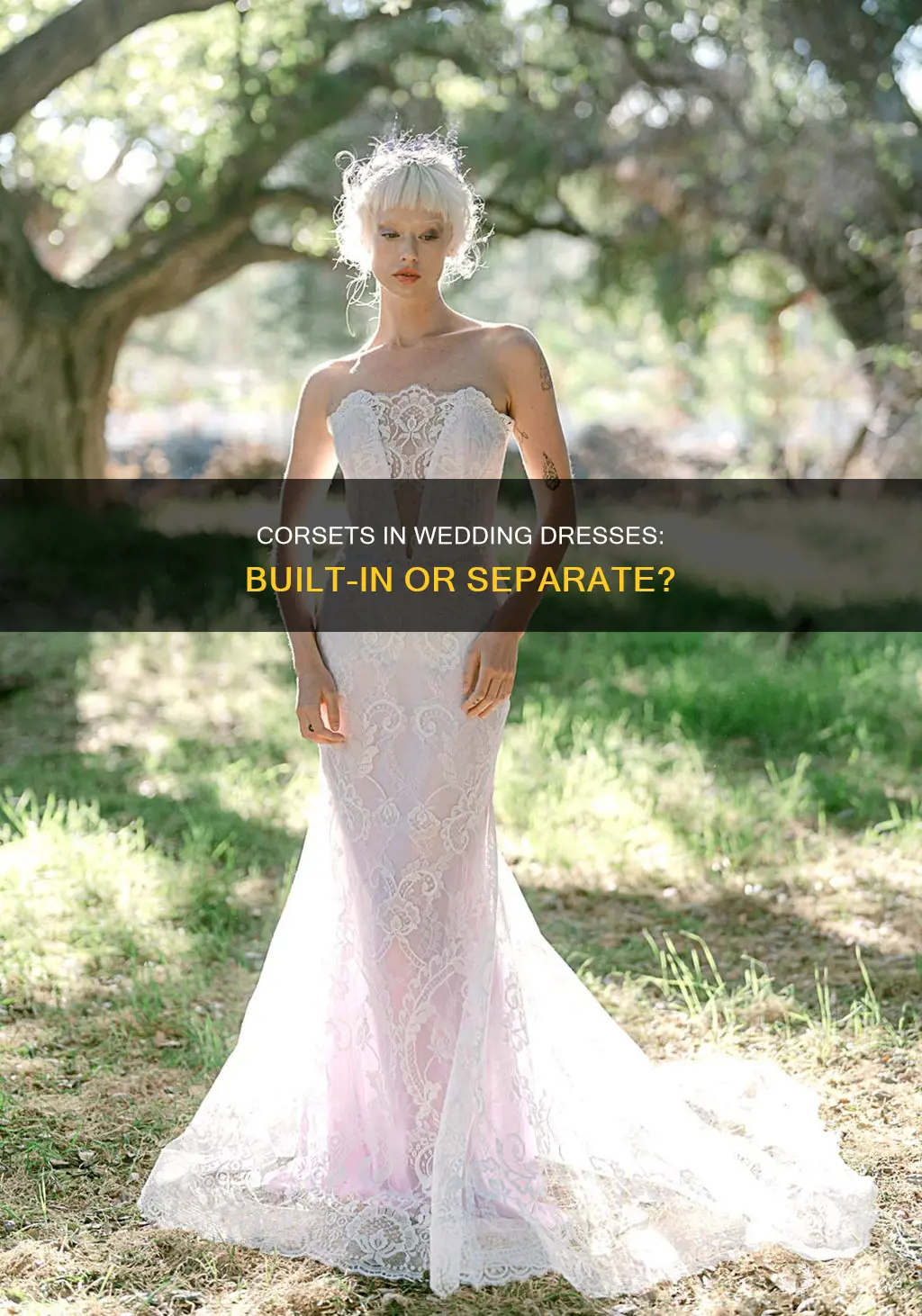 do wedding dresses have built in corsets