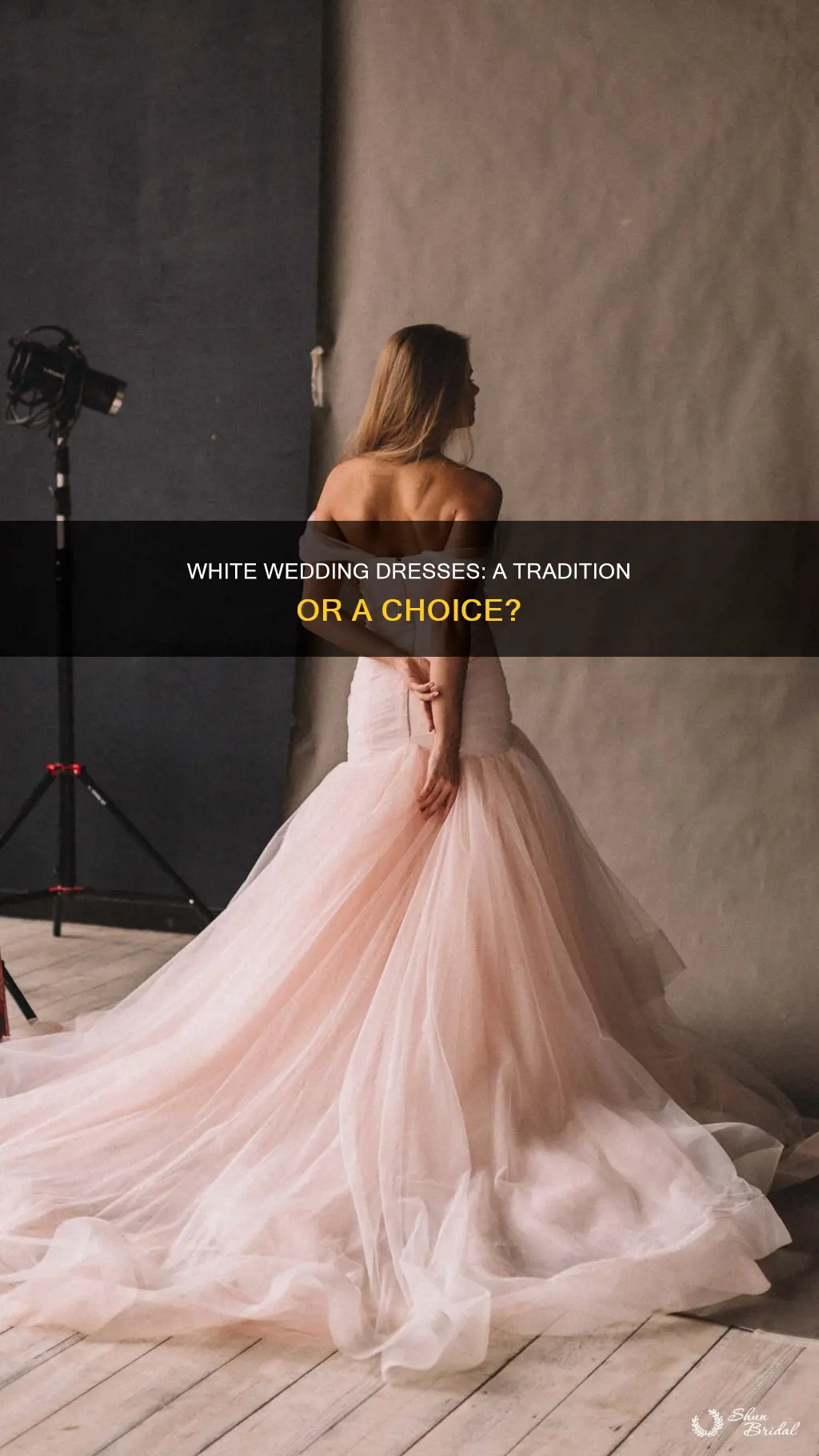 do wedding dresses have to be white