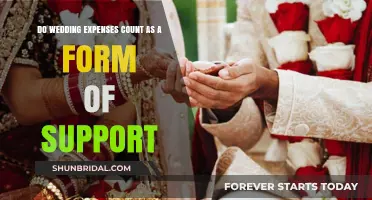 Wedding Expenses: Are They Considered Support?