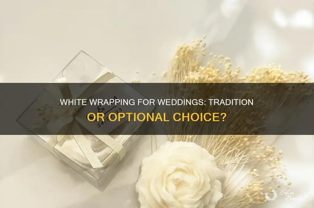do wedding gifts have to be wrapped in white