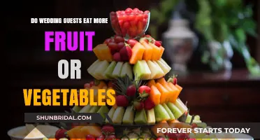 Fruit vs. Veggies: What Wedding Guests Prefer to Munch On