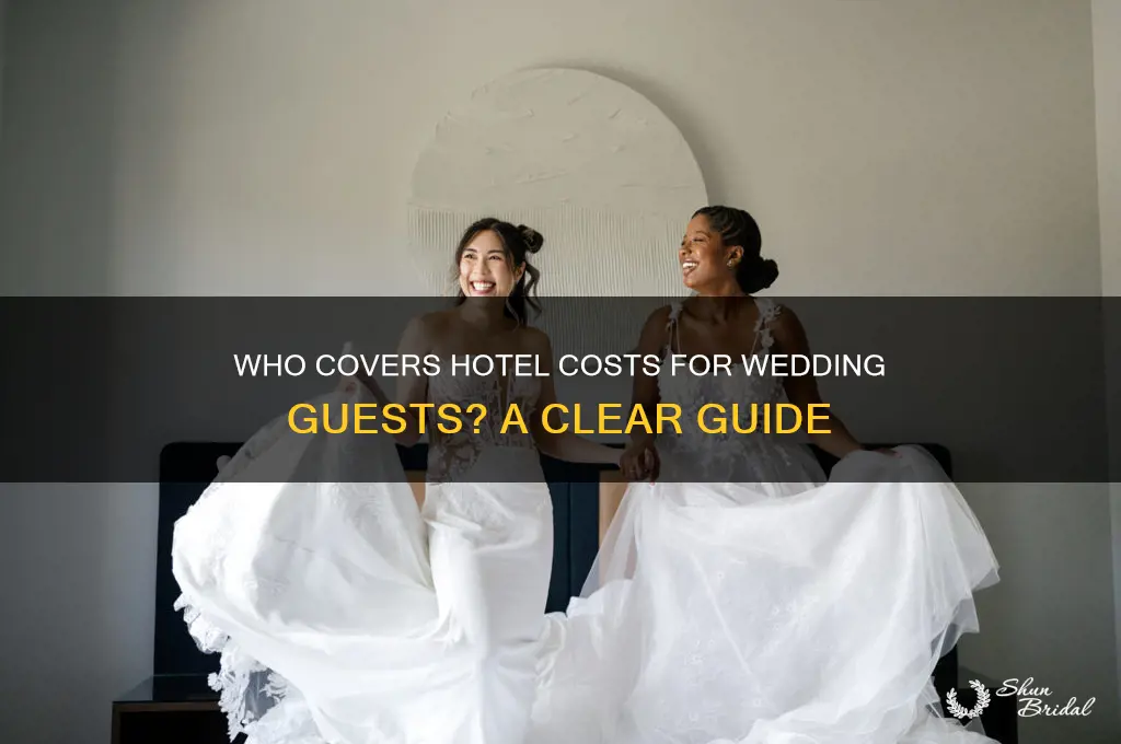do wedding guests pay for hotel