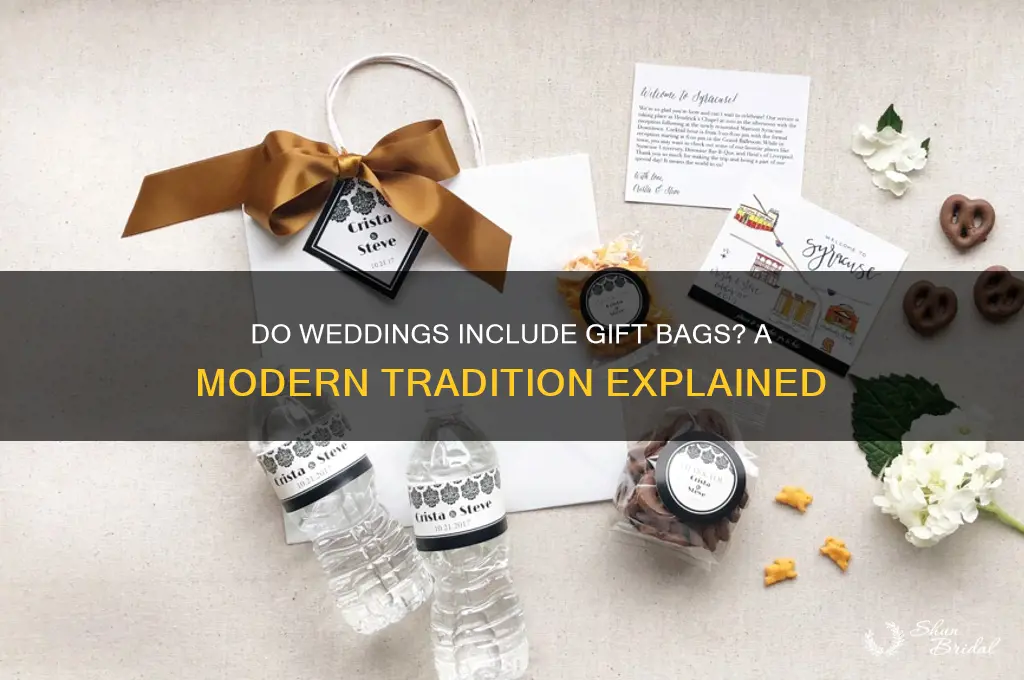 do wedding have gift bags