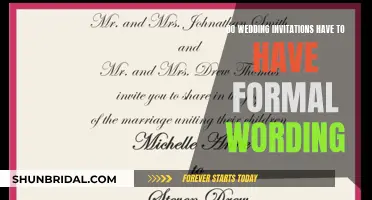 Creative Wording for Wedding Invites: Formal or Fun?