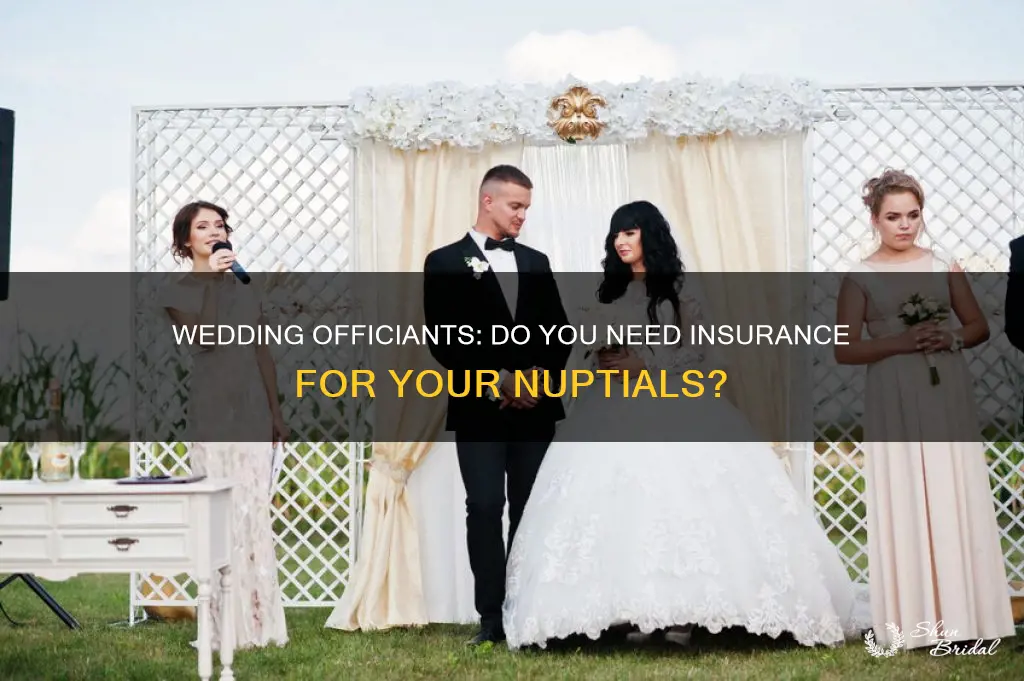do wedding officiants need insurance