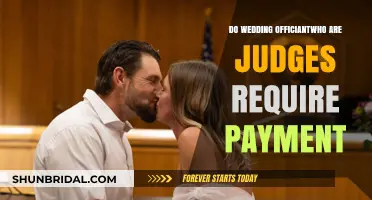 Officiating Weddings: Do Judges Charge a Fee?