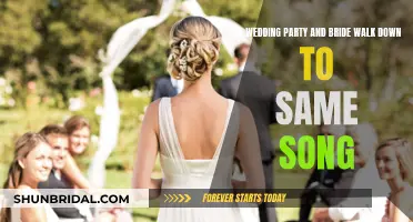 Wedding Party and Bride: One Song or Two?