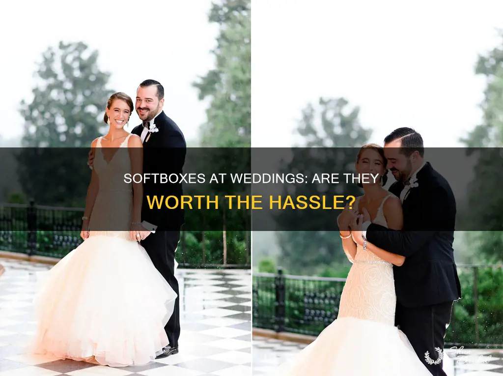 do wedding photographers bring softbox to wedding