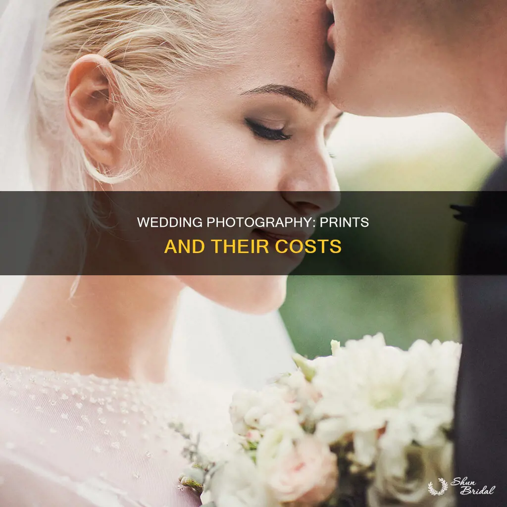 do wedding photographers charge for prints