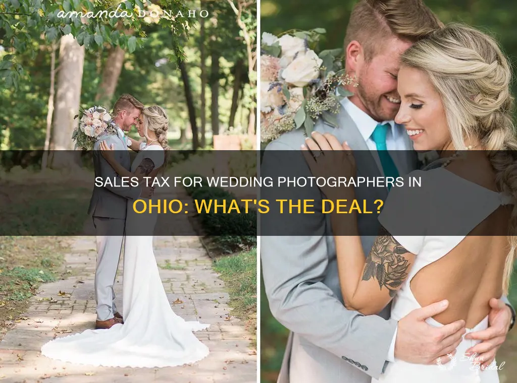 do wedding photographers charge sales tax in Ohio