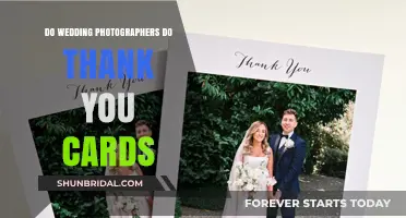 Do Wedding Photographers Handle Thank You Cards? A Quick Guide