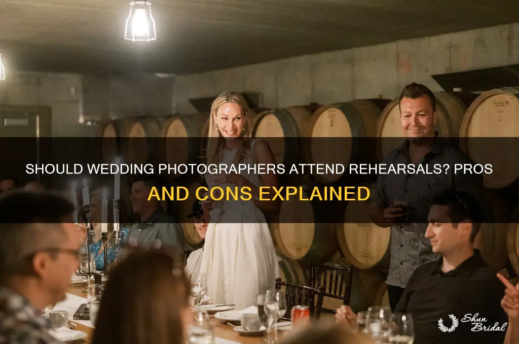do wedding photographers go to the rehearsal