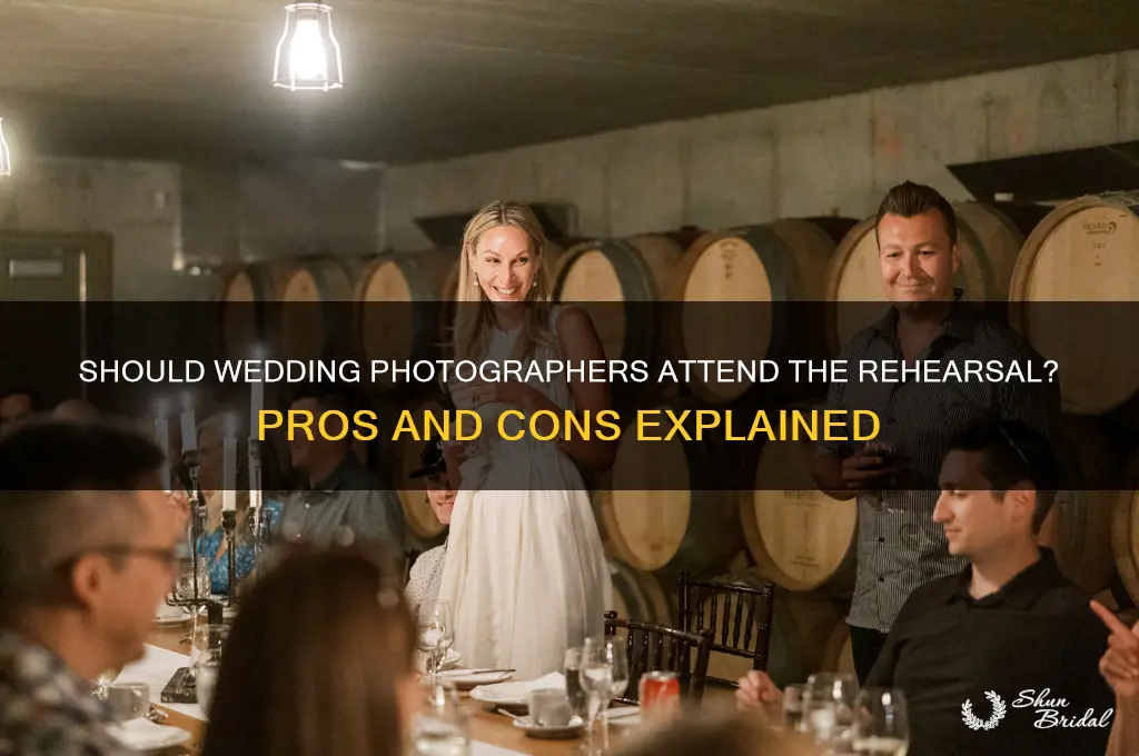 do wedding photographers go to the rehersal