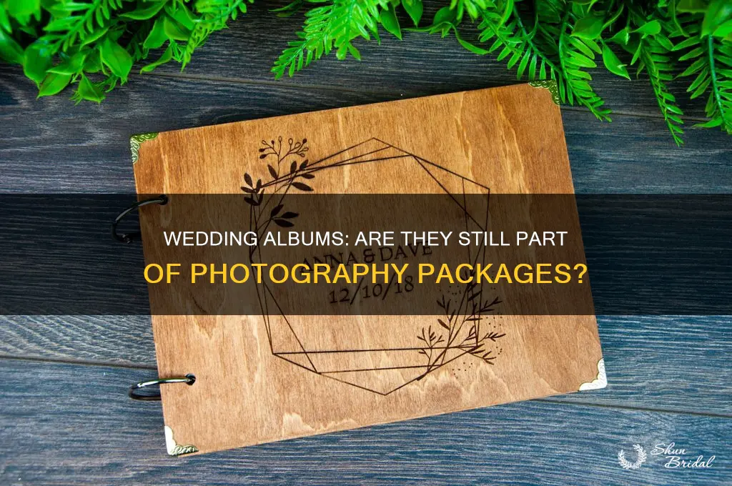 do wedding photographers include albums anymore