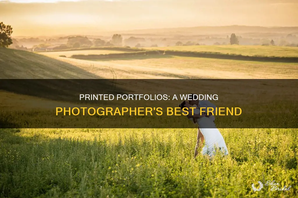 do wedding photographers printed portfolio
