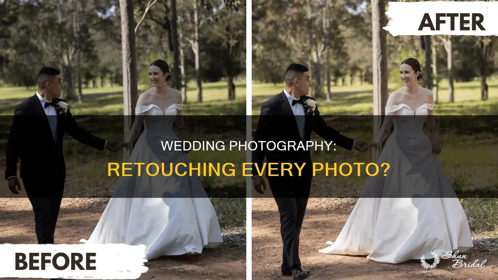 do wedding photographers retouch every photo