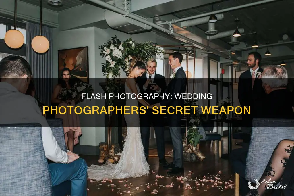 do wedding photographers use flash