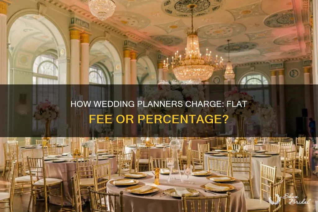 do wedding planner charge a flat fee